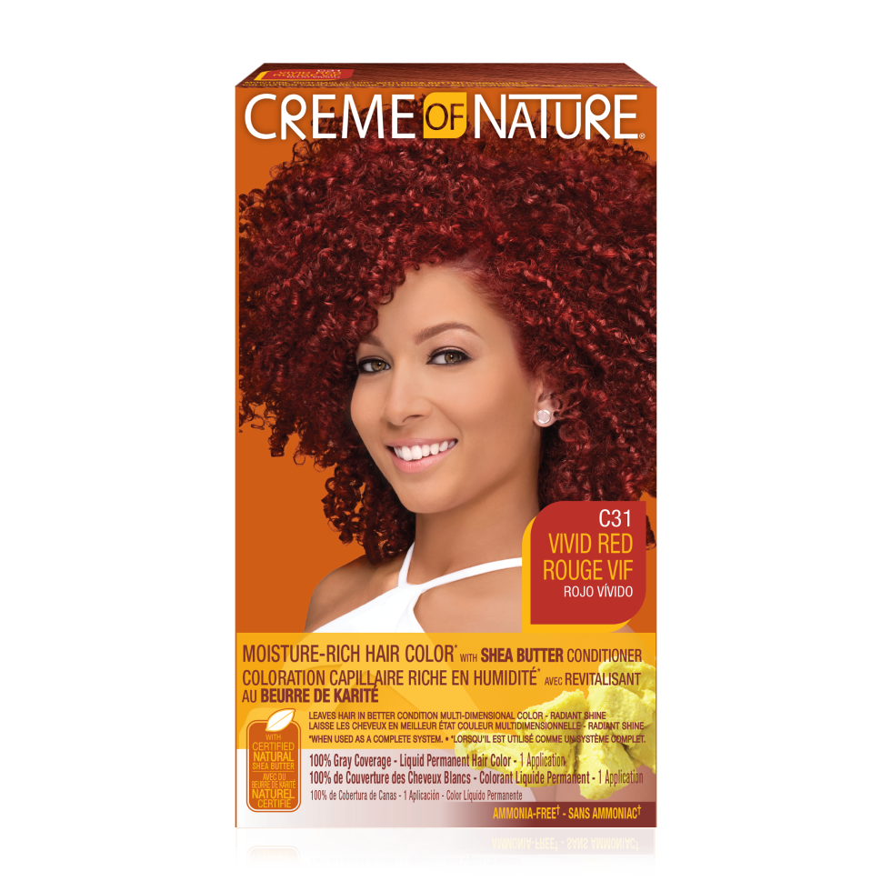 Moisture-Rich Hair Color* with Shea Butter Conditioner C31 Vivid Red