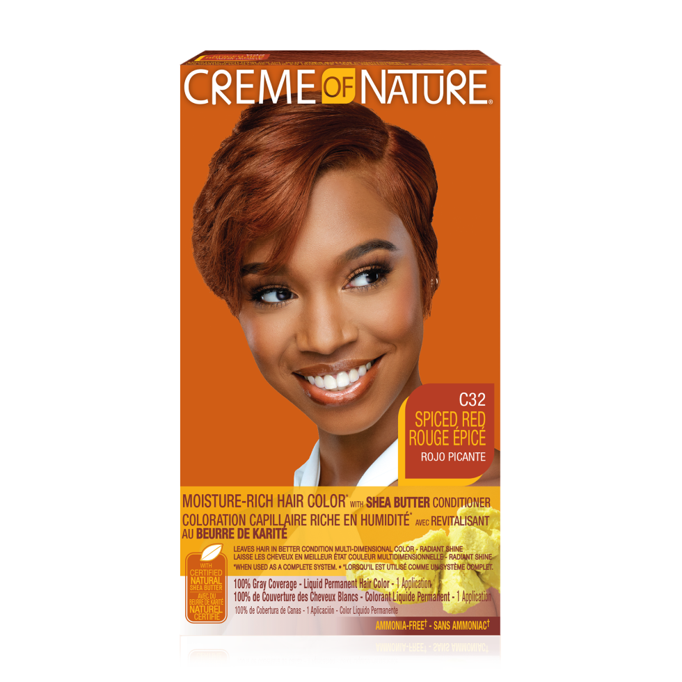 Moisture-Rich Hair Color* with Shea Butter Conditioner C32 Spiced Red