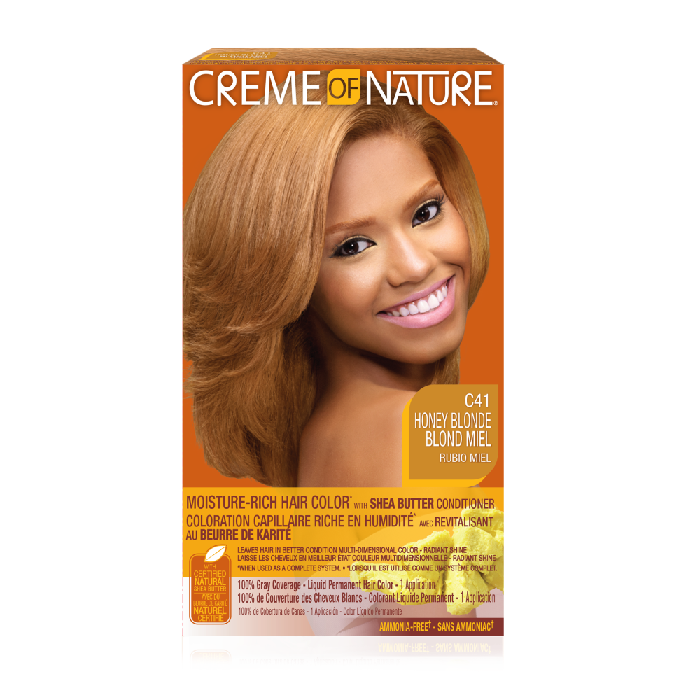 Moisture-Rich Hair Color* with Shea Butter Conditioner C41 Honey Blonde