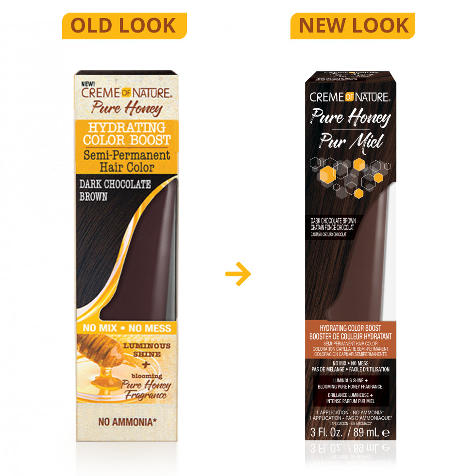 Hydrating Color Boost Semi-Permanent Hair Color Dark Chocolate Brown