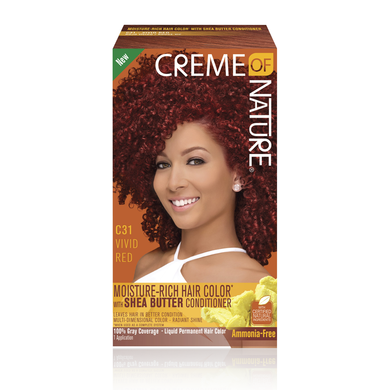 Indflydelse lave et eksperiment forstyrrelse Certified Natural Ingredients Moisture-Rich Hair Color* with Shea Butter  Conditioner C31 Vivid Red